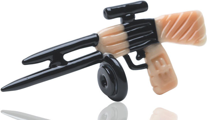 Custom Glass Ak-47 Dabber By Empire Glassworks - Ak-47 (800x800), Png Download