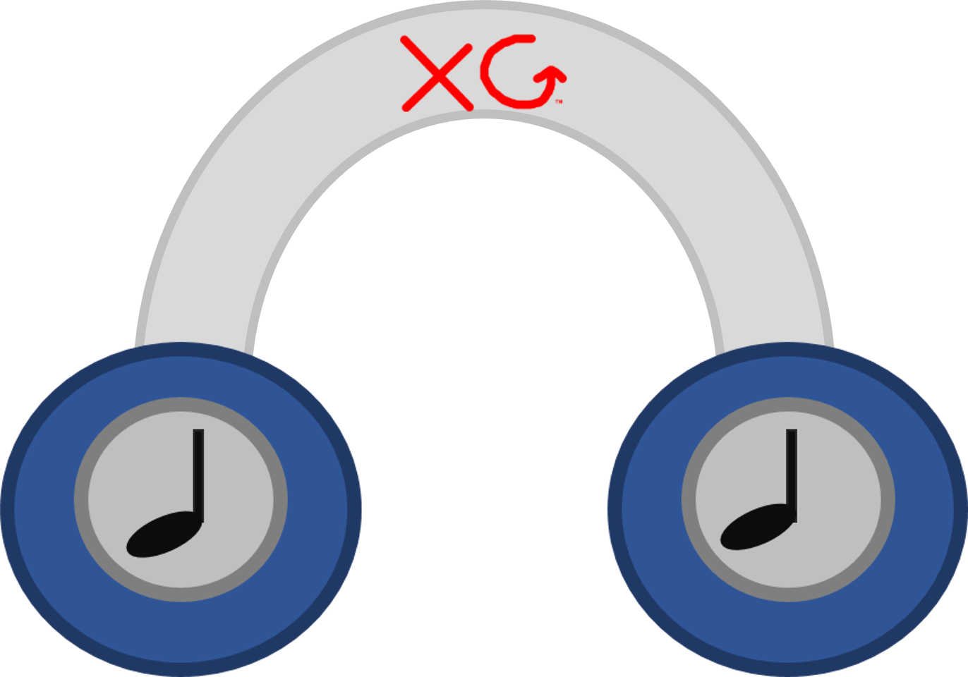 Headset Body - Circle (1372x960), Png Download