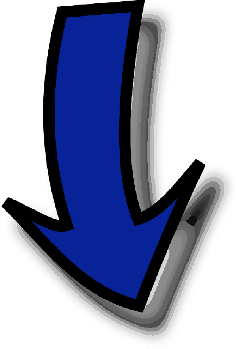 Blue Arrow Down Png Download - Clip Art (800x1153), Png Download