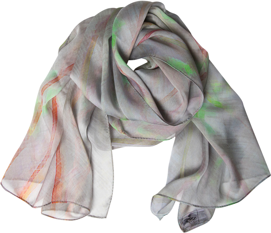 Ragdale Reeds Silk Story Scarf, Wearable Art (1000x930), Png Download