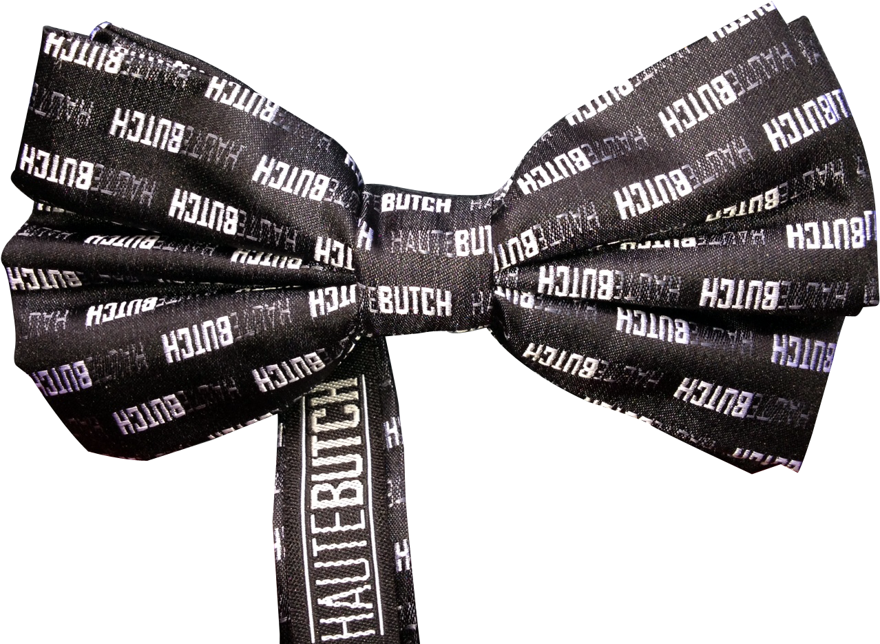 Hb Black Bow Tie - Strap (1353x1005), Png Download