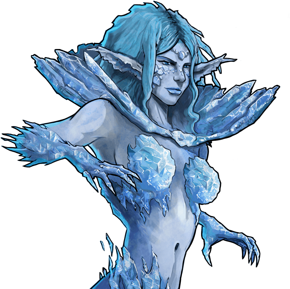 Troop Ice Witch - Ice Witch (1024x1024), Png Download