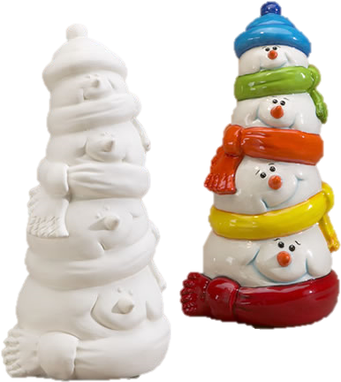 5133 Snow Pile Figurine - Christmas Tree (600x600), Png Download