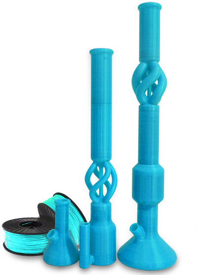 3d Printed Bongs From Lifted Innovations - 3d Bong (400x600), Png Download
