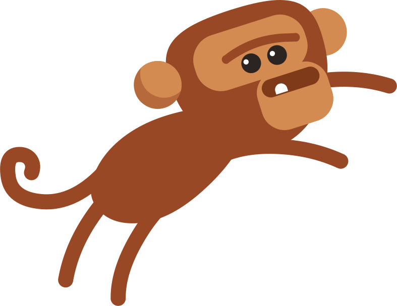 Monkey - Portable Network Graphics (787x607), Png Download