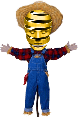 Contourhead-sombrero - Real Scarecrow Png (500x500), Png Download