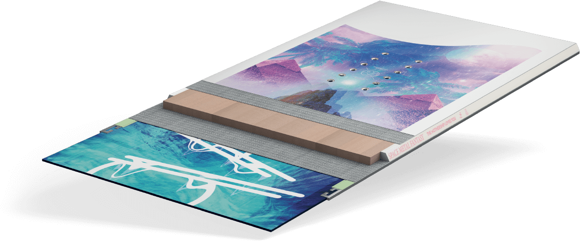 Nose Tail - Crosscut (1200x497), Png Download