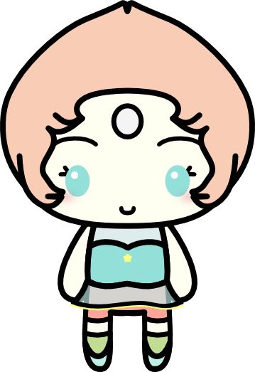 Kawaii Pearl Steven Universe By Amis0129-d6v15gs - Steven Universe Kawaii (359x523), Png Download