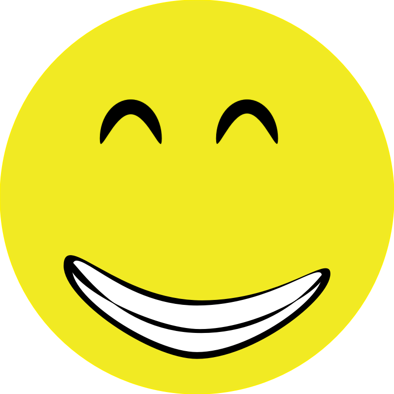 Smile Emoticon Png Download - Smile Clipart (800x800), Png Download