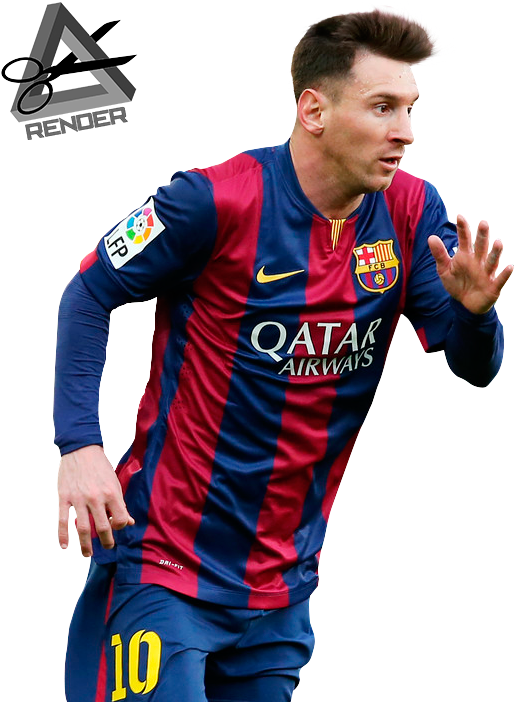 Messi Png 2015 - Lionel Messi 2014 Png (568x720), Png Download