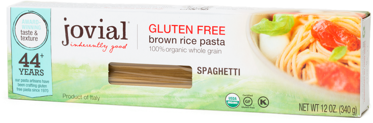 Jovial, Brown Rice Pasta, Spaghetti, 12 Oz Pack Of (1536x1536), Png Download