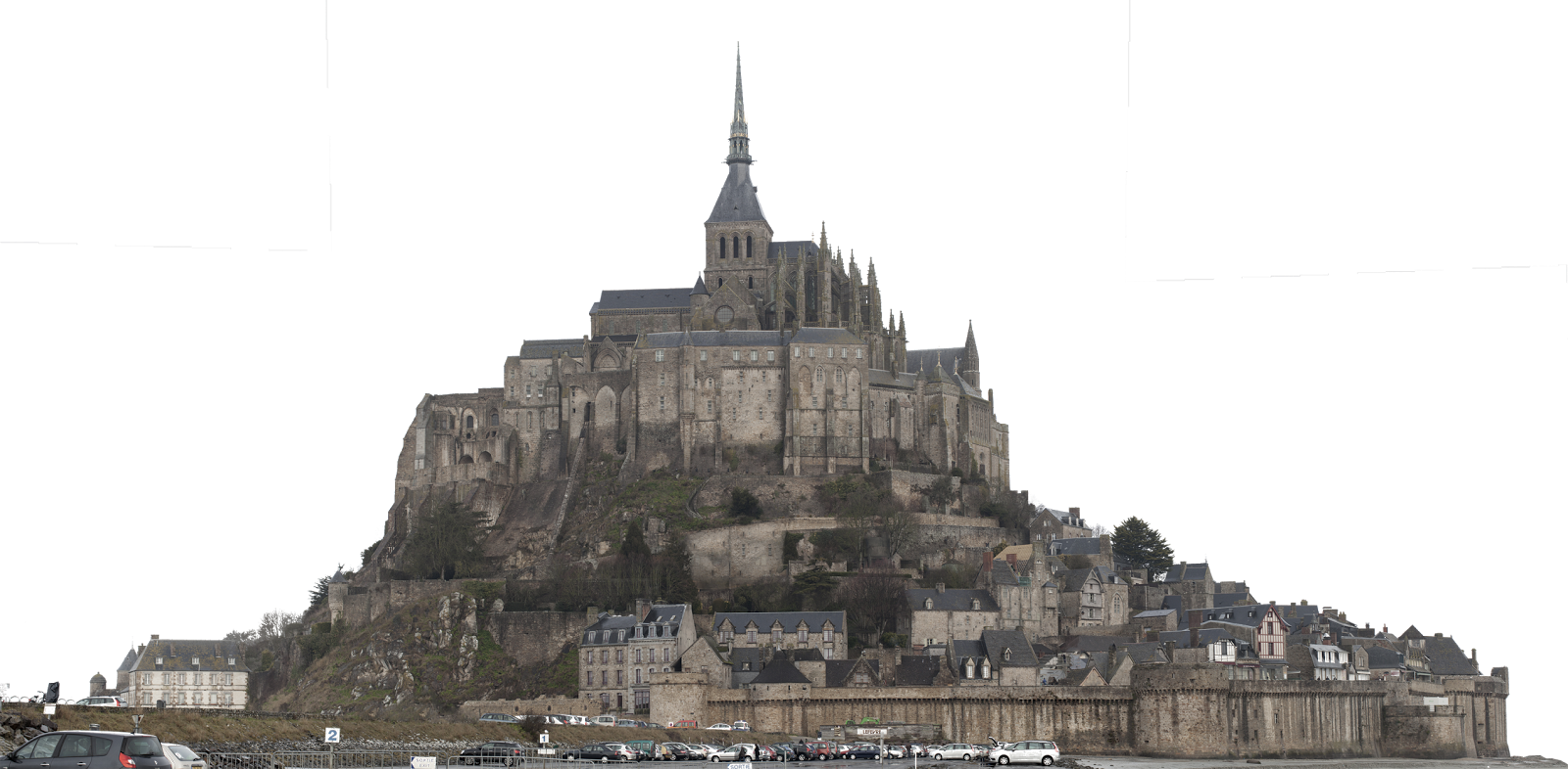 Fantasy City Png Photos - Mont Saint-michel (1600x786), Png Download