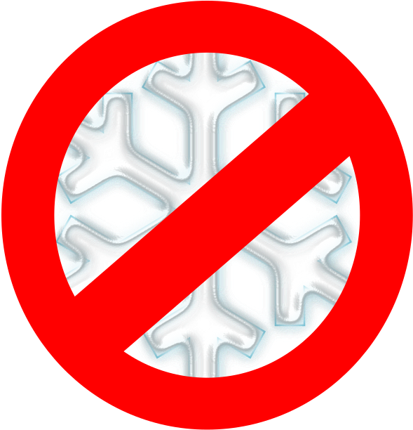 No To Snow By Briana83 A Snowflake With A No Symbol - 31 Мая Всеминый День Без Табака (693x800), Png Download
