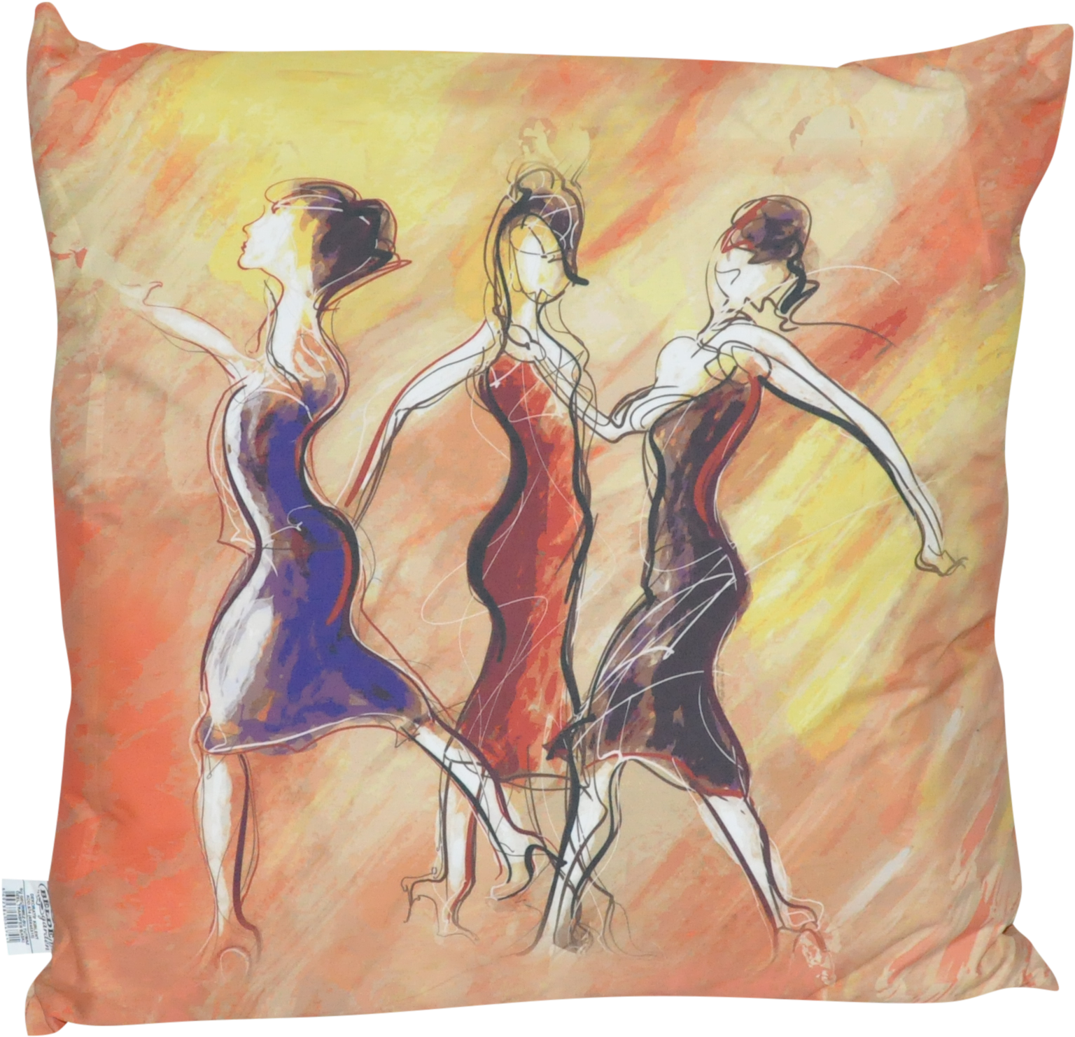 Vector Illustration Of Women Dancin Round Ornament (1599x1599), Png Download