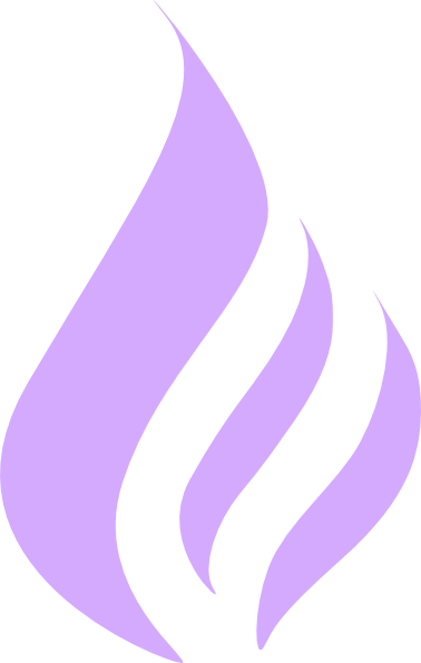 Blue Flame Simple Purple Svg Clip Arts 378 X 596 Px (378x596), Png Download