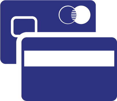 Generic Credit Card Icon Png Download - Credit Card Icon Blue Png (405x350), Png Download