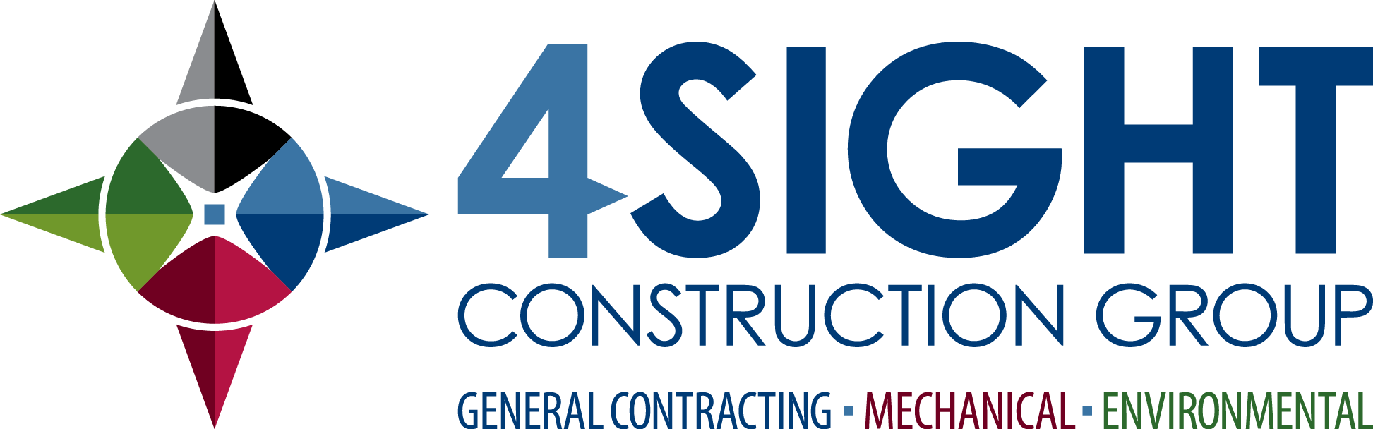 4 Sight Construction Group - 4 Sight (1945x608), Png Download