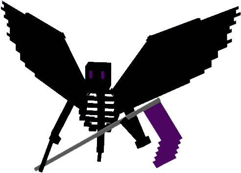 Ender Reaper - Minecraft (597x439), Png Download
