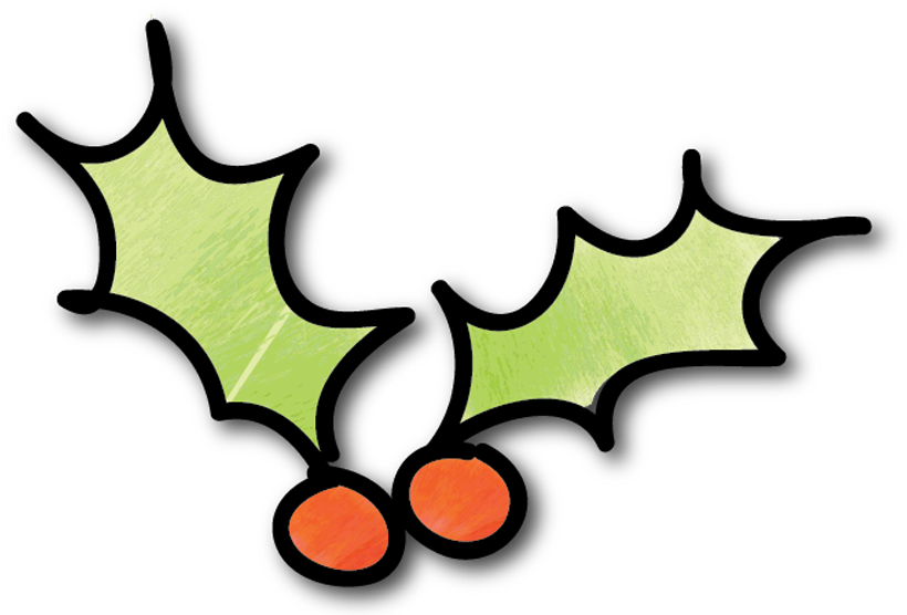 Holly 2 (896x600), Png Download