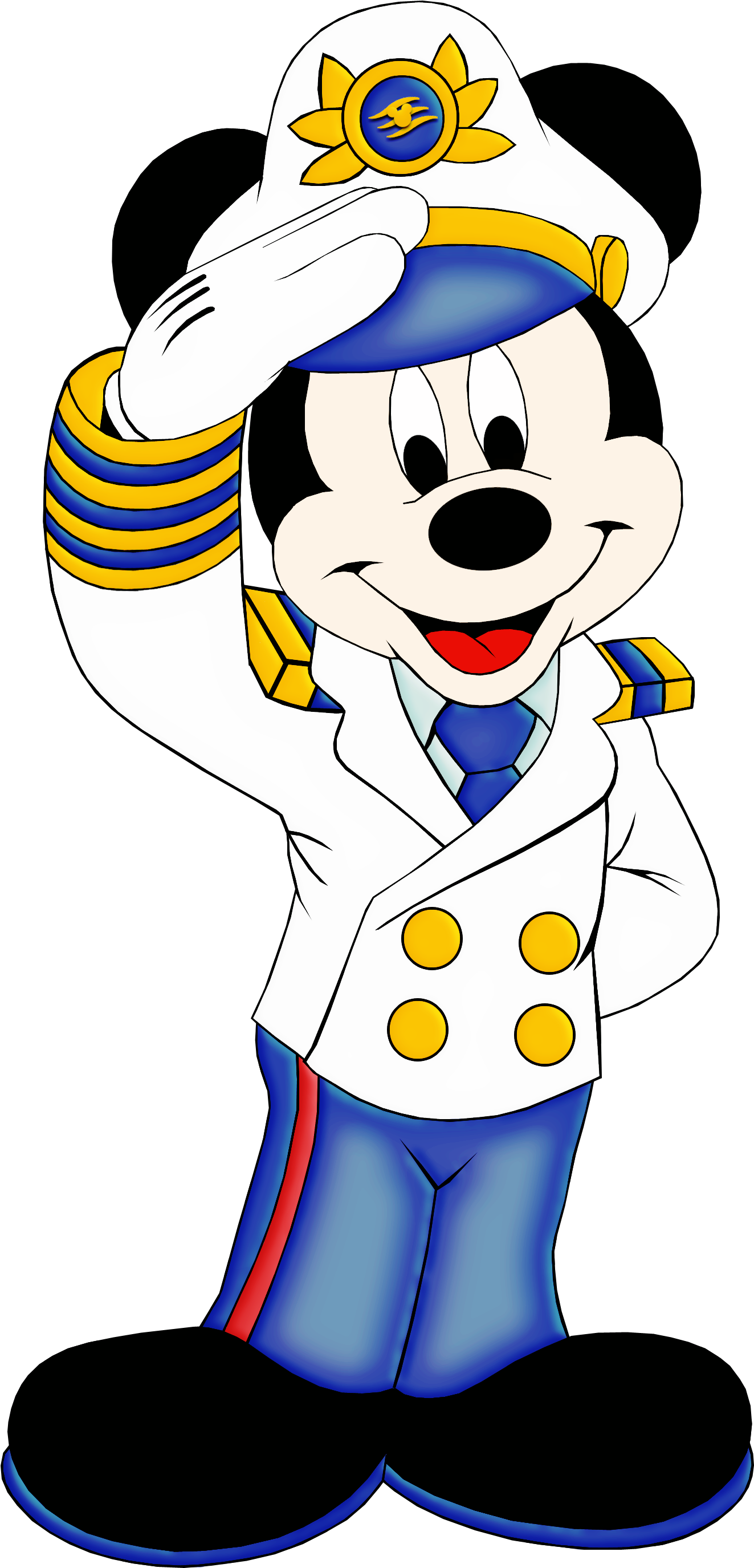 Pin By Carlos Gs On Marinero - Disney Cruise Captain Mickey (1729x3000), Png Download