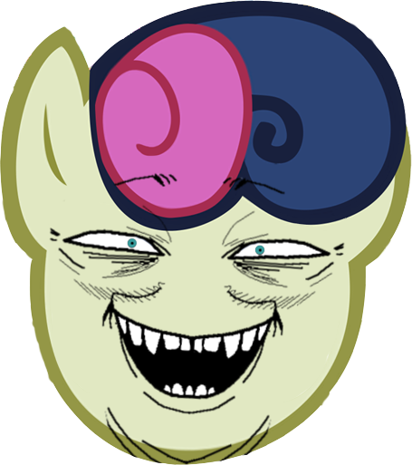 Bon Bon, Meme, Pekaface, Rage Face, Reaction Image, - Imageboard (455x513), Png Download