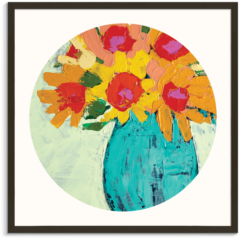 Anna Blatman Janna's Pot Round - Art (900x900), Png Download