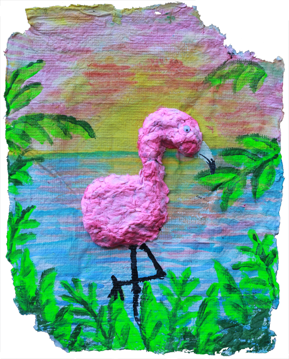 Roanna-flamingo (1000x1243), Png Download