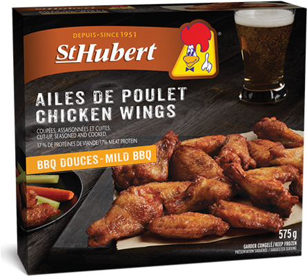 Mild Bbq Chicken Wings - Ailes De Poulet St Hubert (460x460), Png Download