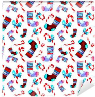 Beautiful Seamless Christmas Pattern - Paper (400x400), Png Download
