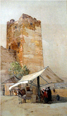 Old Moorish Well, Alhambra By Francis Hopkinson Smith - Francis Hopkinson Smith (600x400), Png Download