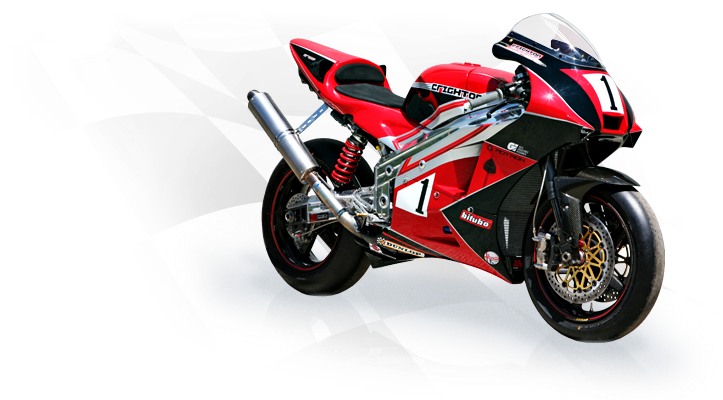 Crighton Racing Cr700p Rotary Engine Motorcycle - Racing Motorcycle Png (960x399), Png Download