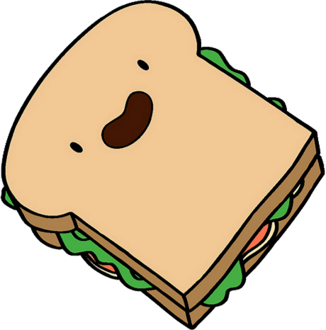 Ham Sandwich - Sir Sandwich (460x466), Png Download