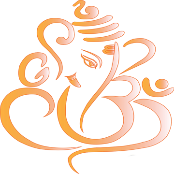 Ganpati Clipart Png - Ganesh Ji Logo Png (360x360), Png Download