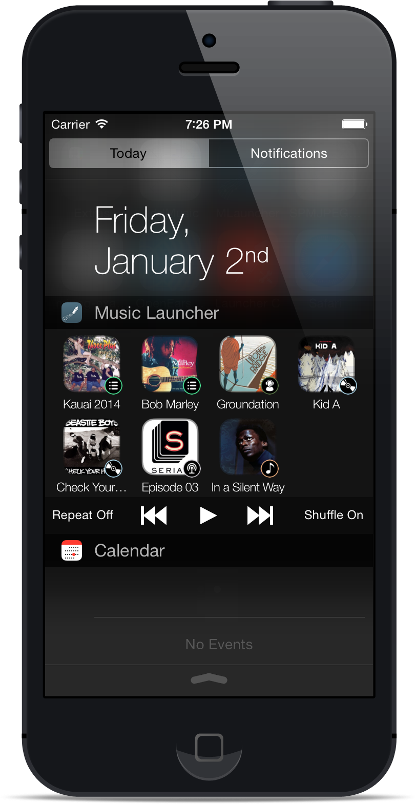 Music Launcher Widget - Music Launcher (830x1640), Png Download