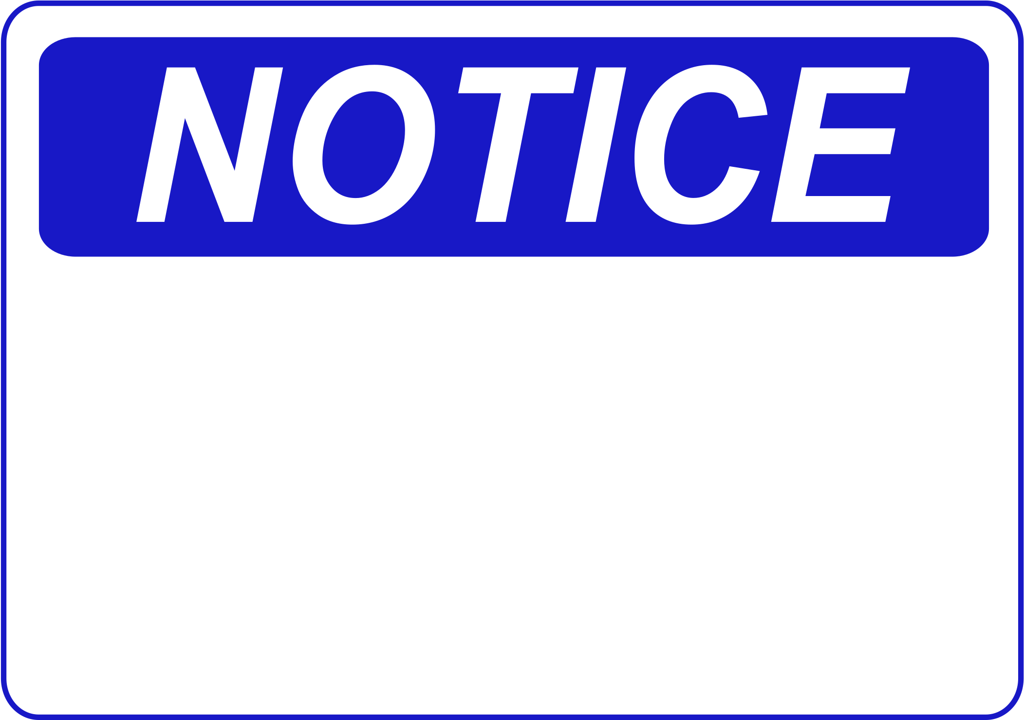 This Free Icons Png Design Of Notice (2400x1479), Png Download