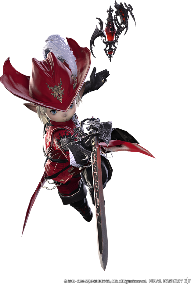 Final Fantasy 14 Stormblood - Ff14 赤 魔 道士 (822x1000), Png Download
