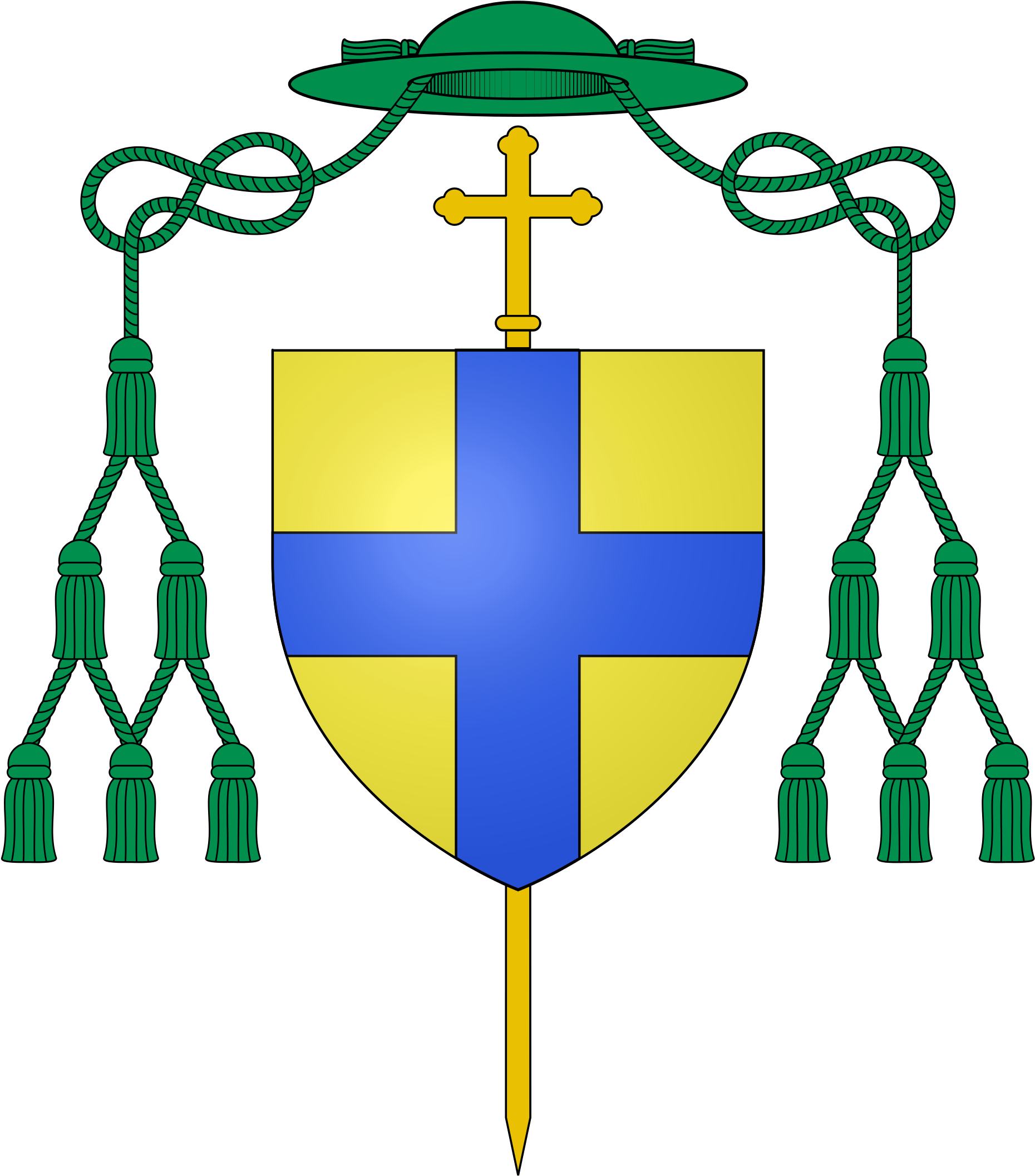 Open - Bishop Coat Of Arms Mary (2000x2132), Png Download