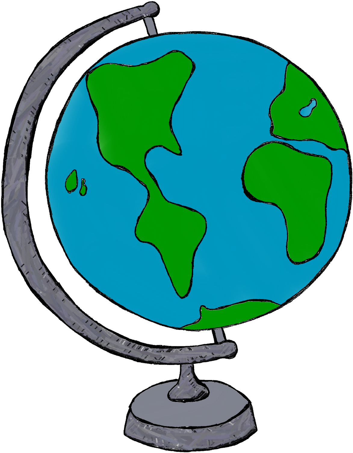 Clip Library Global At Getdrawings Com Free For Personal - Clipart Of Globe (1222x1520), Png Download