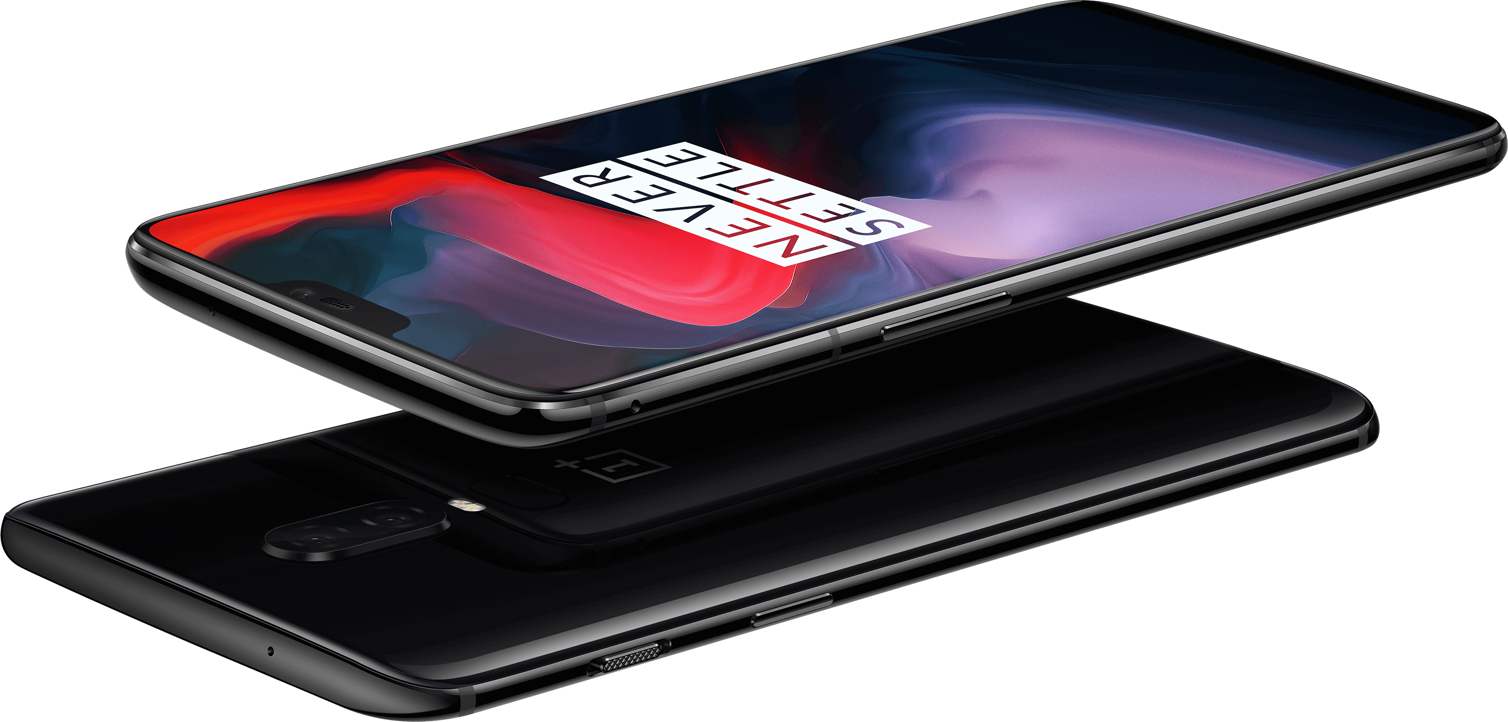 Oneplus 6 Has An Amoled Display With A Notch - Oneplus 6 Png (2997x1435), Png Download