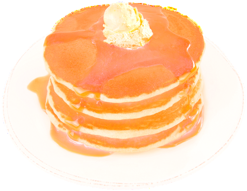 All You Can Eat Buttermilk And Pumpkin Pancakes, With - Pancake Breakfast Png (540x420), Png Download