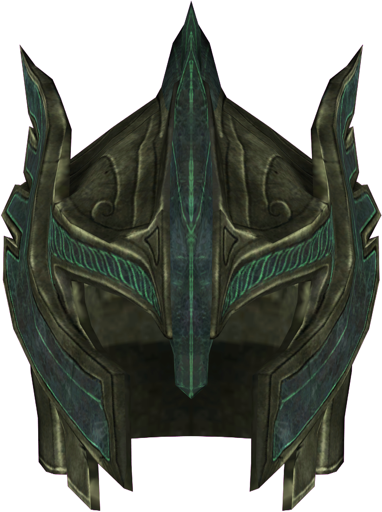 Glass Helmet - All Skyrim Helmets (1434x1844), Png Download
