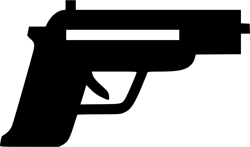 Pistol Comments - Scalable Vector Graphics (980x576), Png Download
