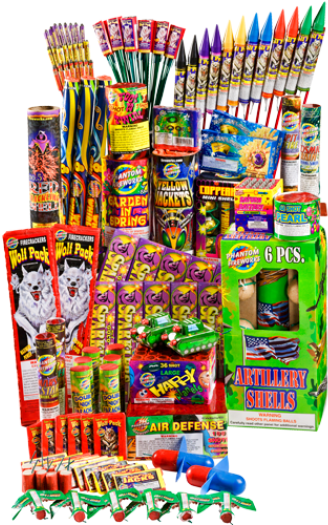 Uncle Sam (case Pack - Uncle Sam Firework Box (525x525), Png Download