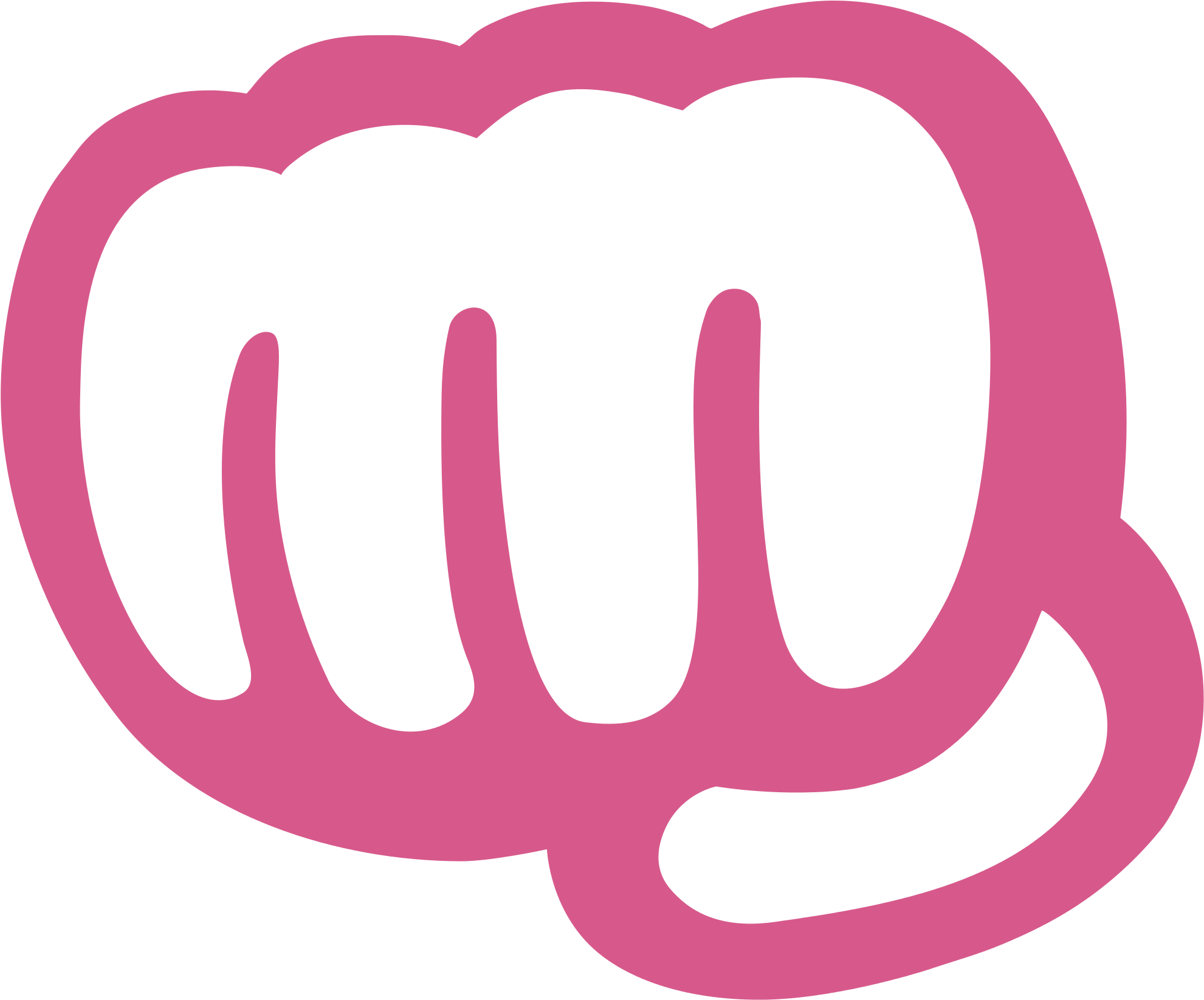 Download - Pink Fist Punch (2000x2000), Png Download