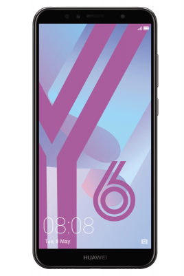 Huawei Y6 2018 Cell Phone Black - Huawei Y6 (400x400), Png Download
