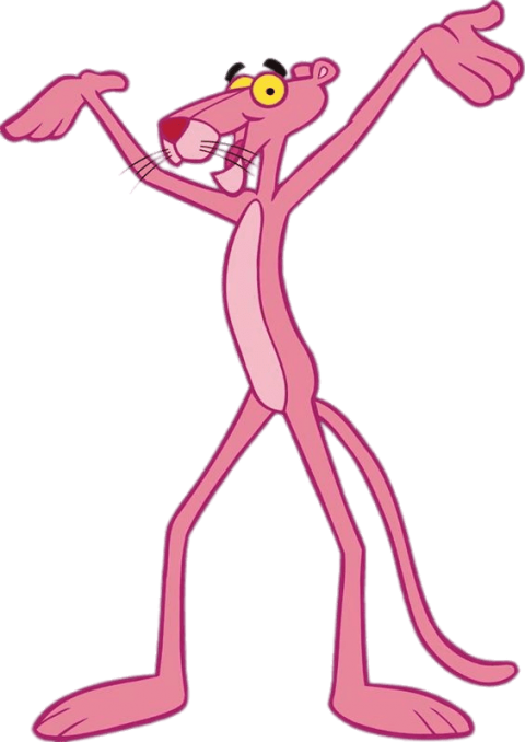 Pink Panthers, Clip Art, Cartoons, Animated Cartoons, - Pink Panther Png (400x400), Png Download