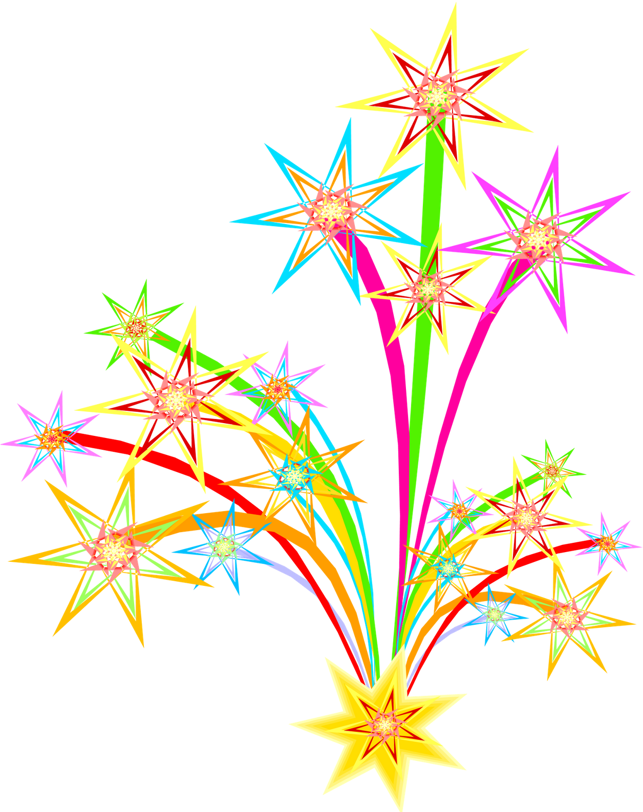 Diwali Crackers Png - Fireworks Clip Art (1266x1600), Png Download