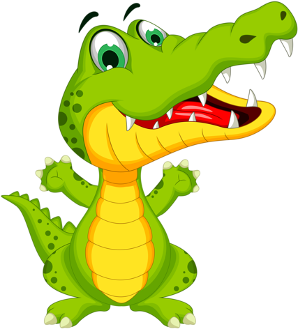 Pin By Ruth Moore On Too Cute - Alligator Clipart (467x500), Png Download