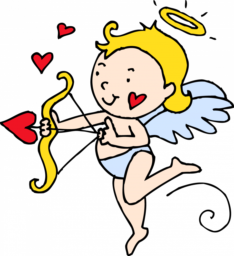 Cupid Clipart Preschool - Cupid Clipart (960x1049), Png Download