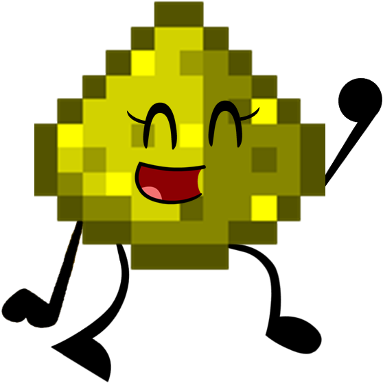 Glowstone Dust - Scroll Pixel Art (596x588), Png Download